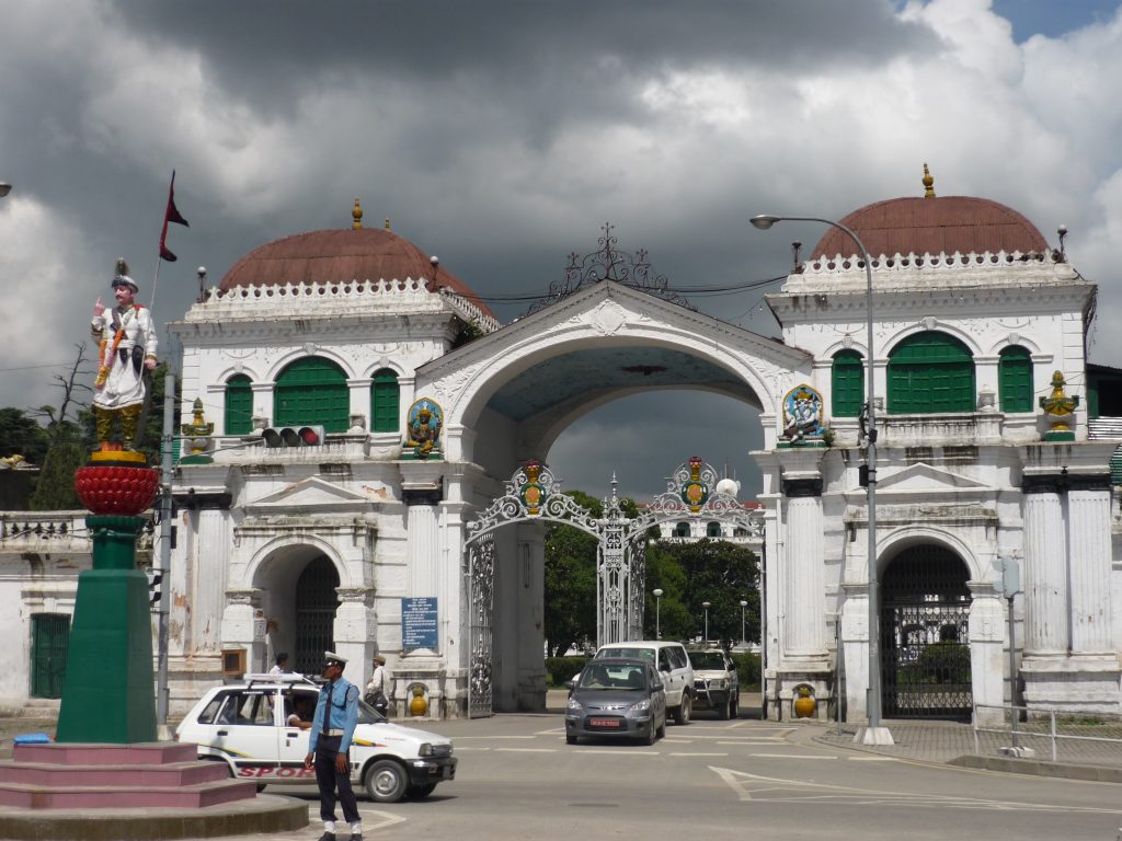 Singha Durbar Gate in Kathmandu